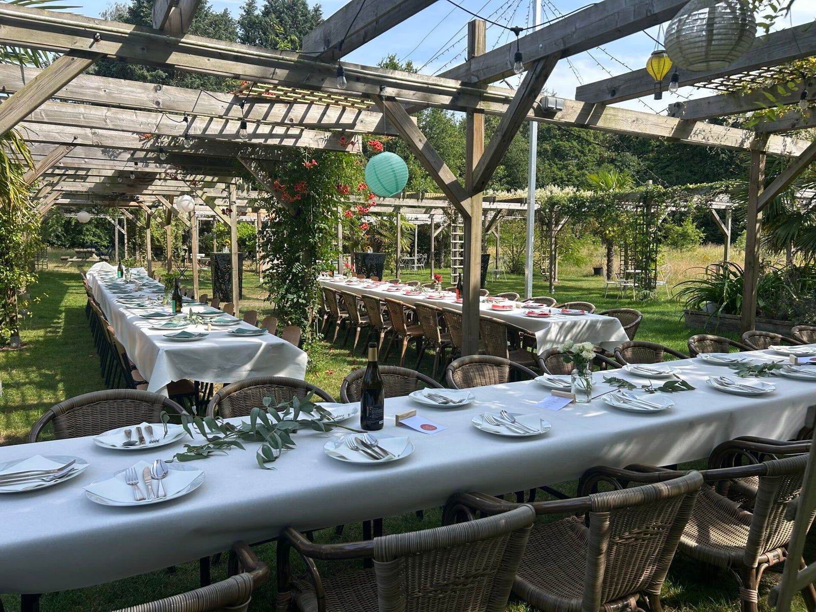 Italiaans themabuffet met antipasti